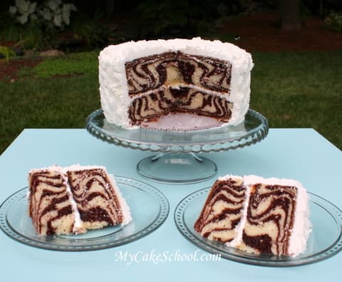 zebra cake