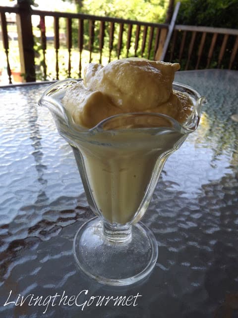 Mango and Feta Cheese Ice Cream