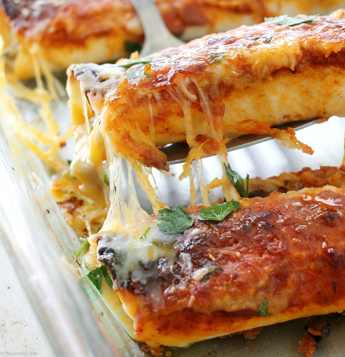 Foodista | Recipes, Cooking Tips, and Food News | Beef Enchiladas with ...