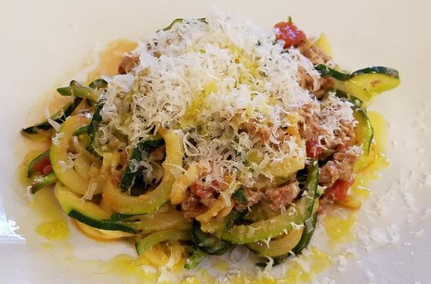 Foodista | 10-Minute Dinner Recipe: Zucchini Zoodles with ...