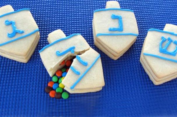 Dreidel Surprise Cookies