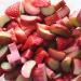 strawberries and rhubarb