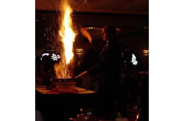 Flambéing
