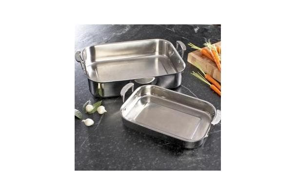 Tri-Ply Stainless Steel Roasting Pan