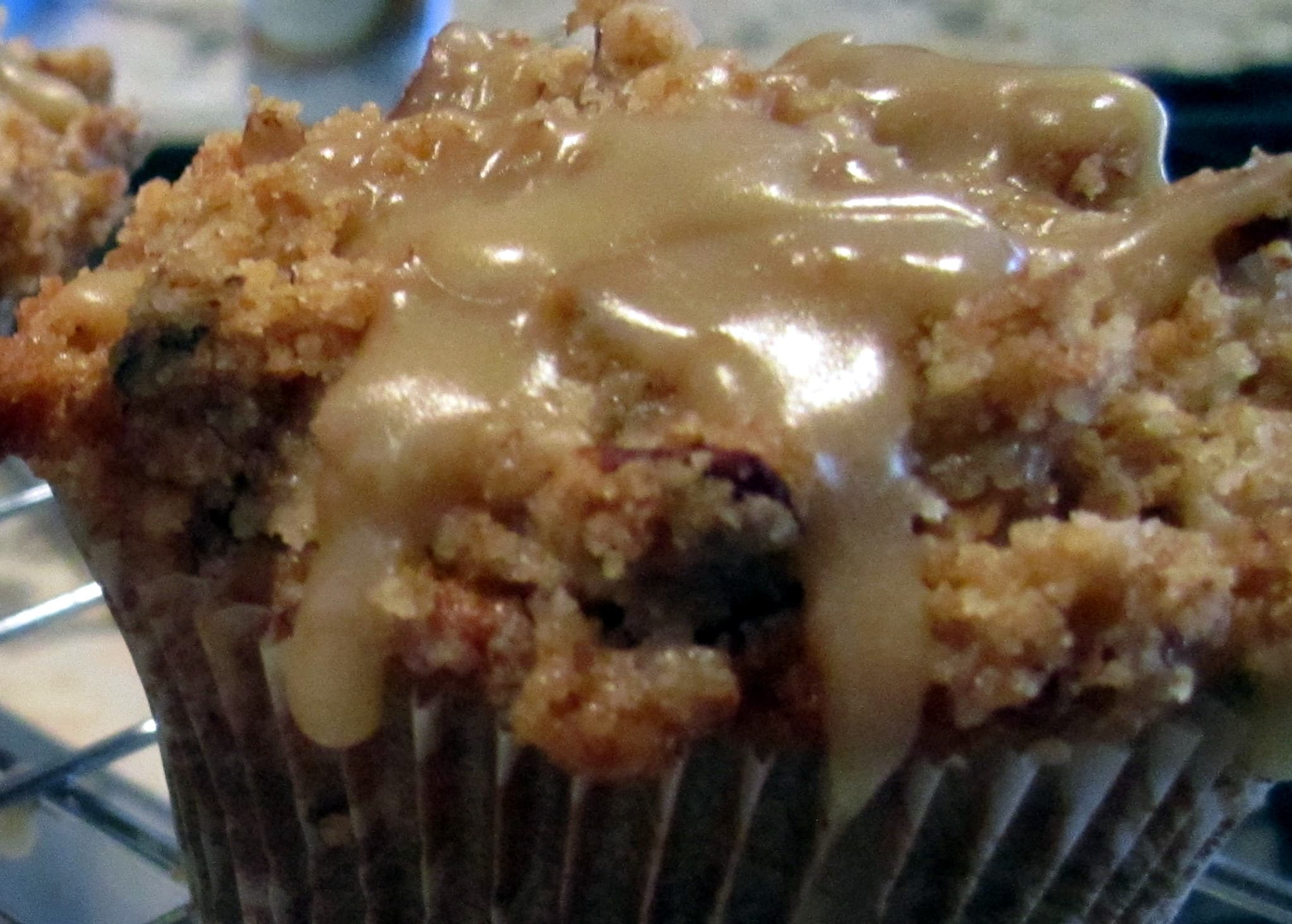 MAPLE-GLAZED OATMEAL-MAPLE-PECAN MUFFINS WITH MAPLE-PECAN STREUSEL