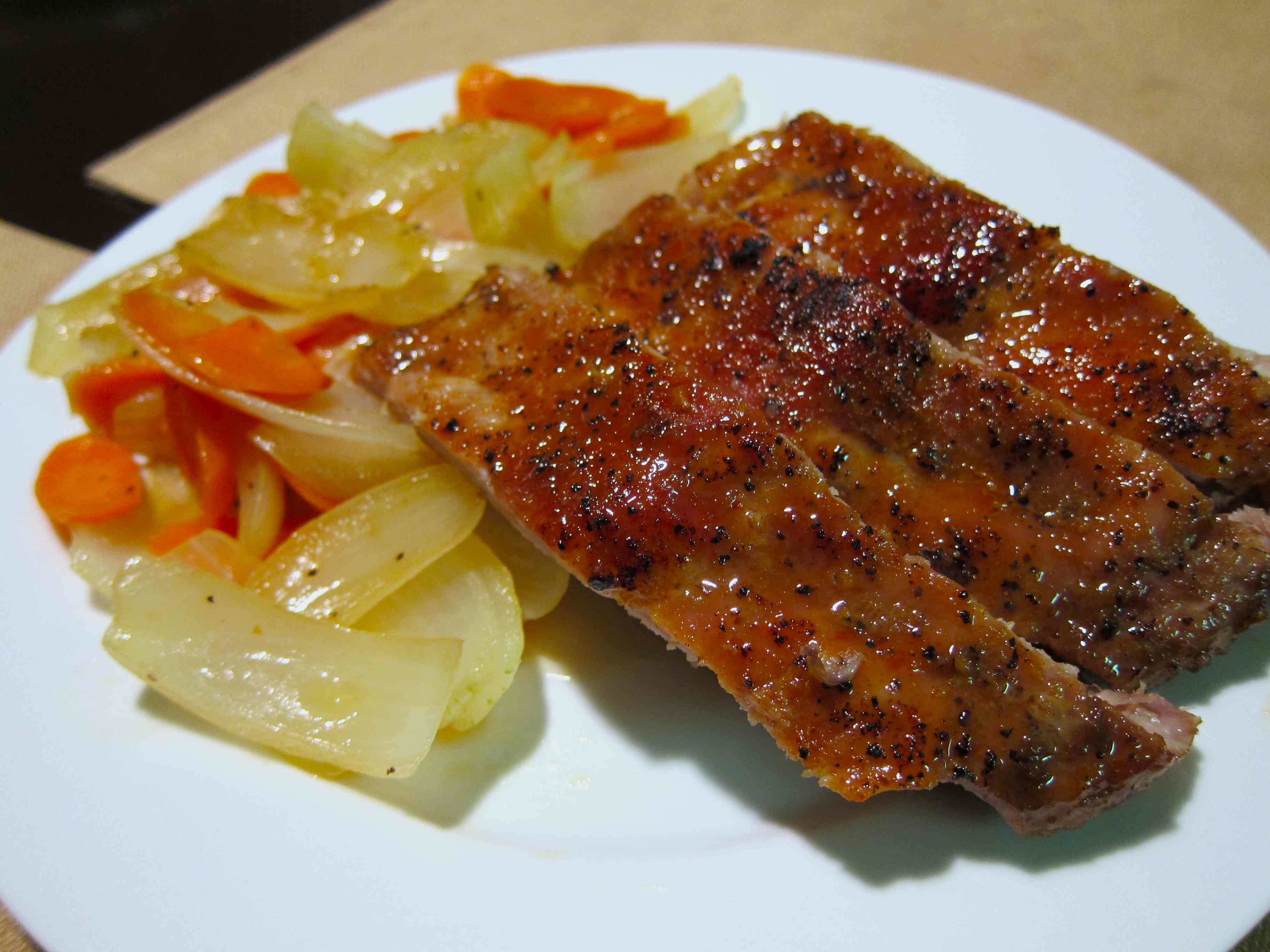 Maple-Glazed Back Ribs