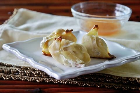 Baked Low-Fat Crab Rangoon