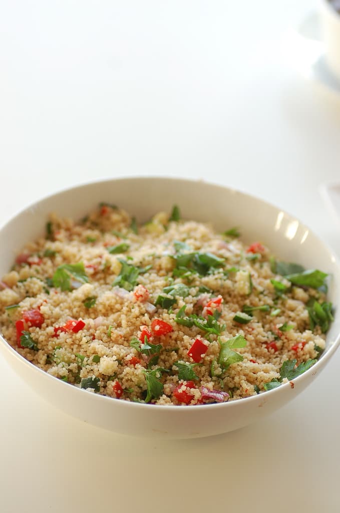 Moroccan Couscous and Chickpea Salad