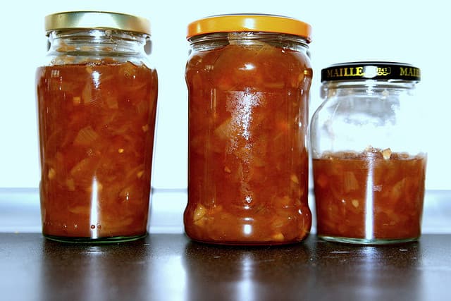 Curried Pear Chutney