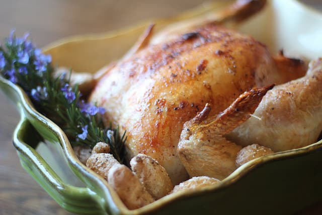 Roast Chicken With Lemons