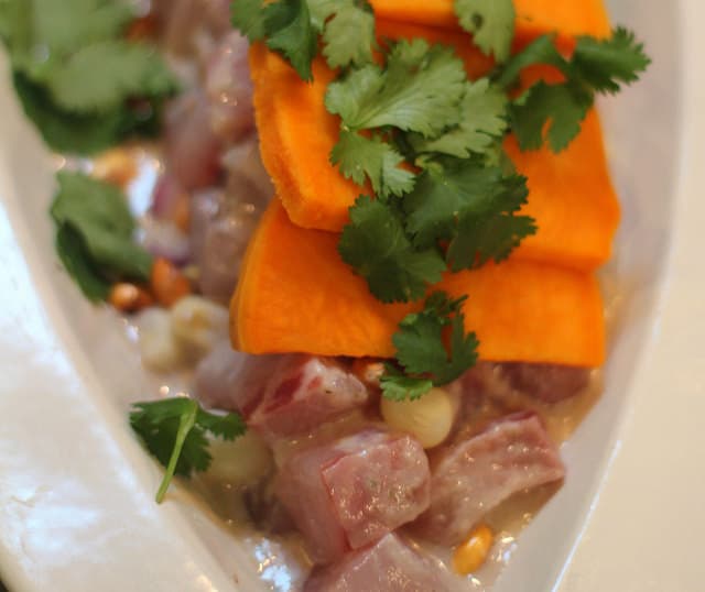 Peruvian Ceviche with Leche de Tiger