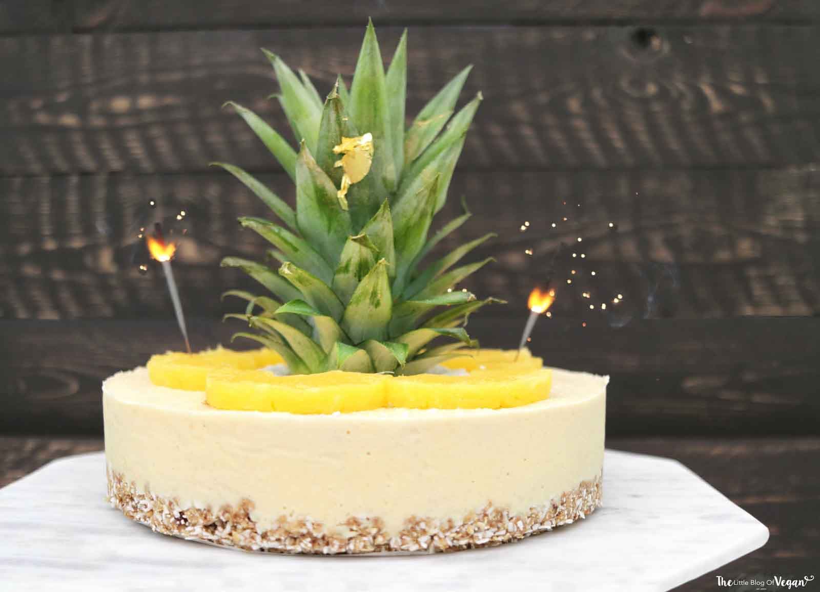 RAW Pineapple cheesecake
