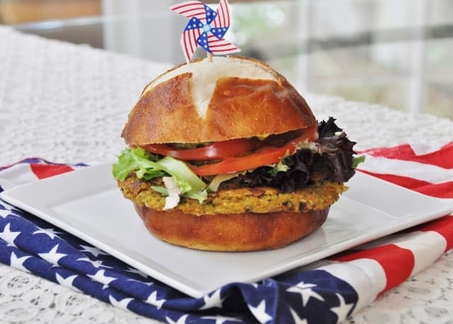 Chickpea and Veggie Burgers