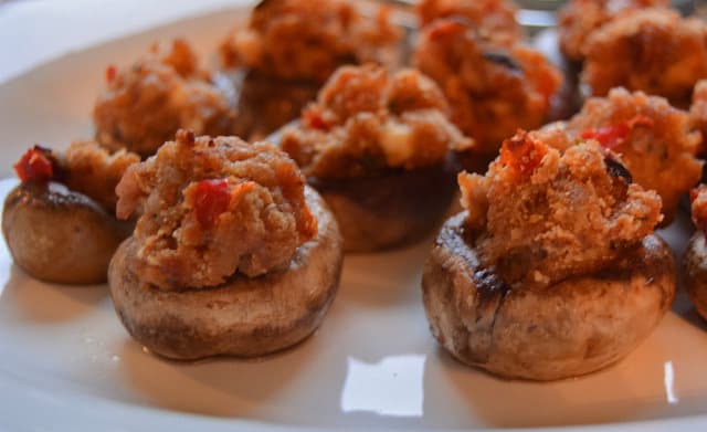 Classic Sausage Stuffed Mushrooms