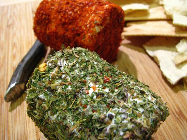 Herb and Spiced Goat Cheese