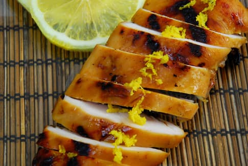 Maple Bourbon Glazed BBQ Chicken