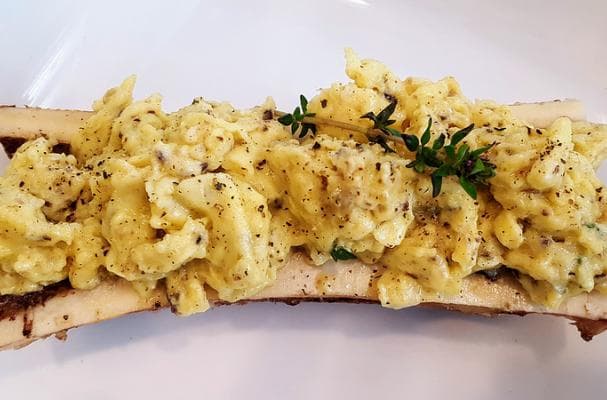 Paleo Bone Marrow Scrambled Eggs