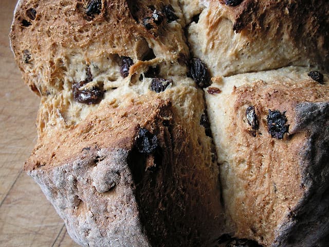 Irish Soda Bread with Raisins