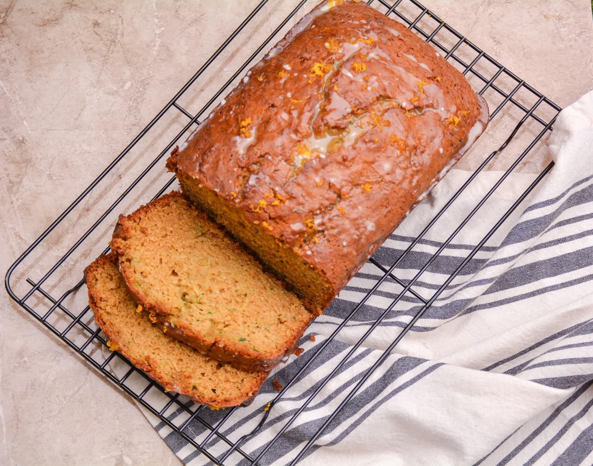 Orange Olive Oil Zucchini Bread Recipe