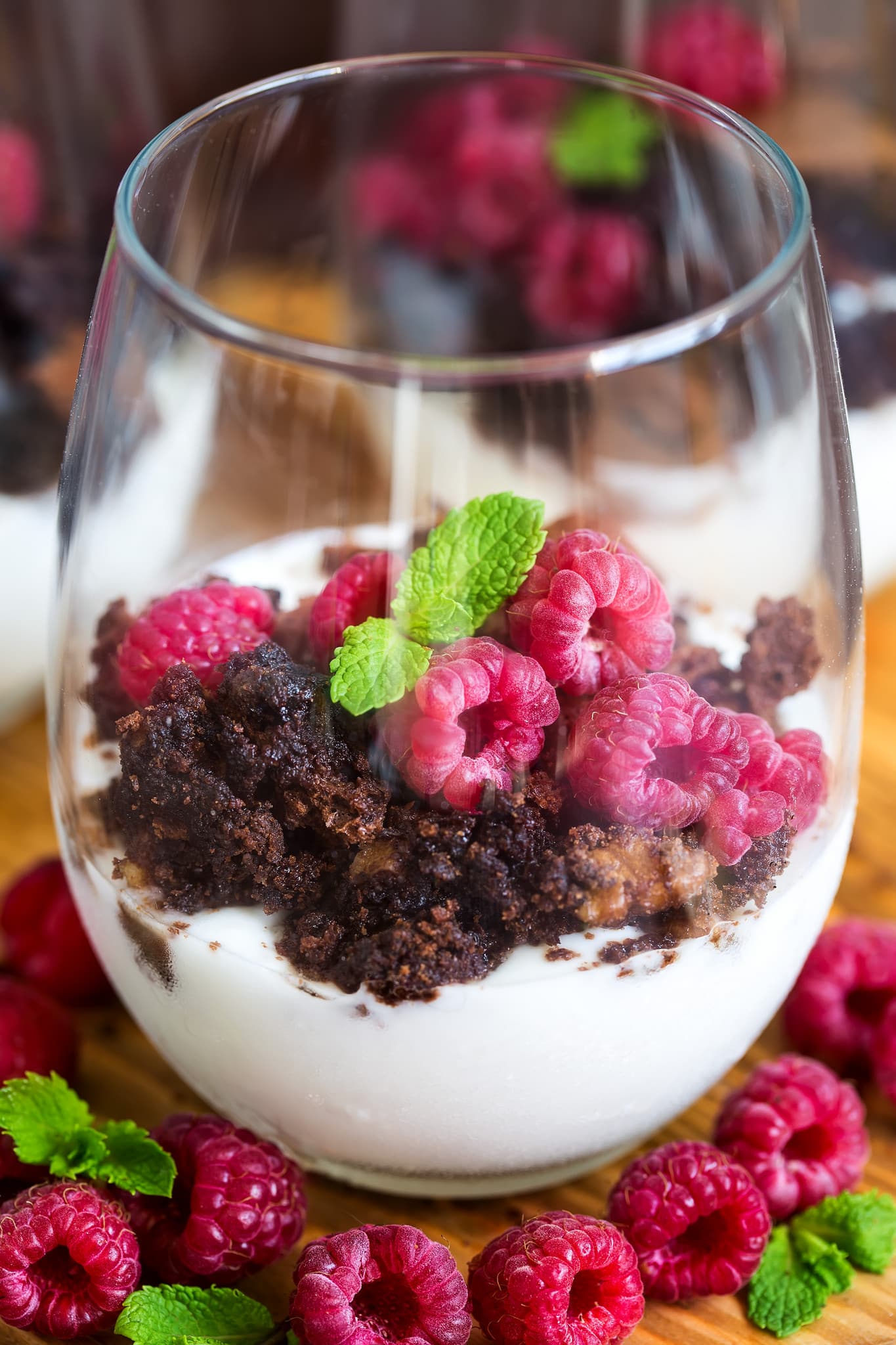 RASPBERRY CHOCOLATE COOKIE TRIFLE
