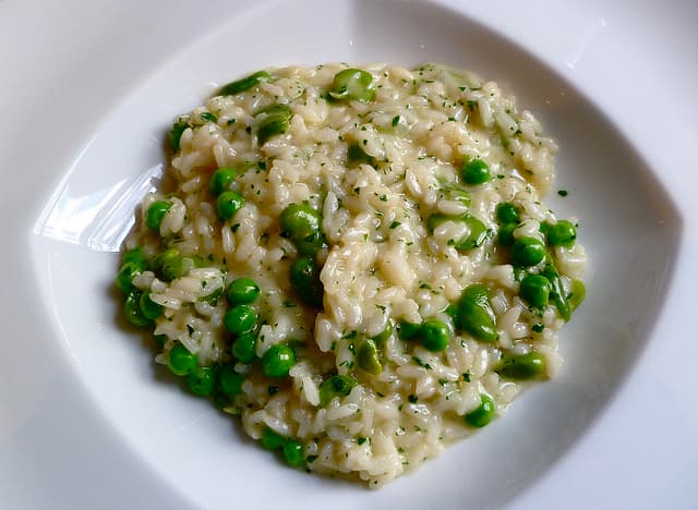 Risotto With Fresh Peas