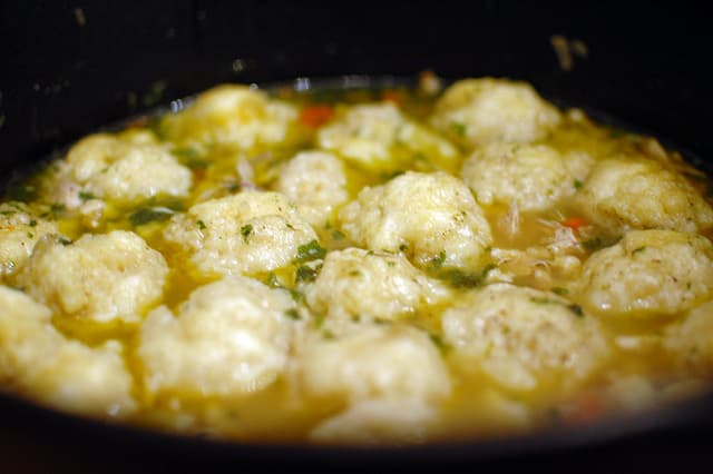Chicken and Buttermilk Herb Dumplings
