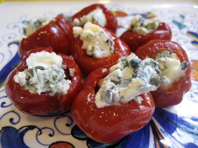 Blue Cheese Stuffed Peppadew Peppers