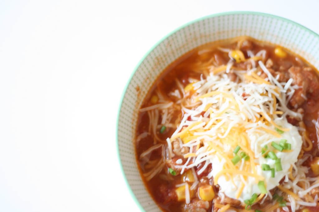 CHILLI CON CARNE+VEGAN OPTION