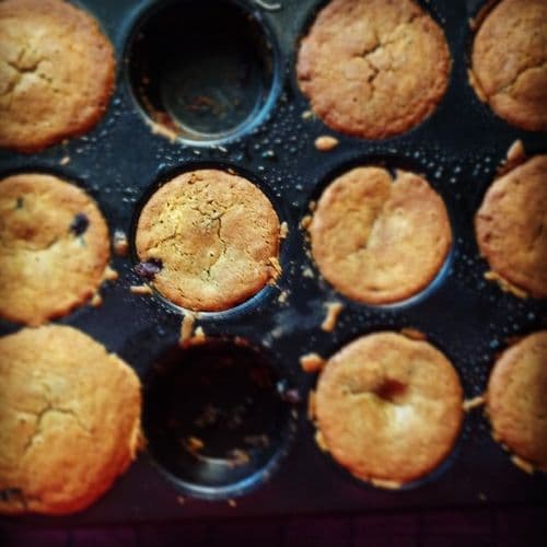 TWD: Flat Topped Blueberry Muffins