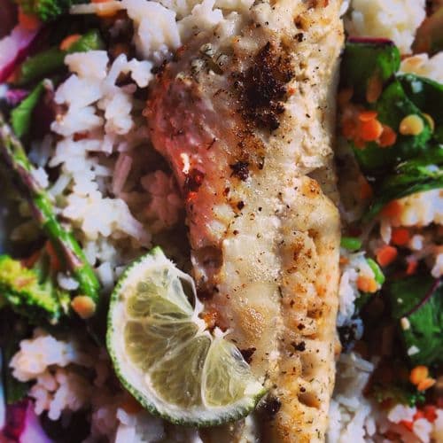 Fish with citrus and dill