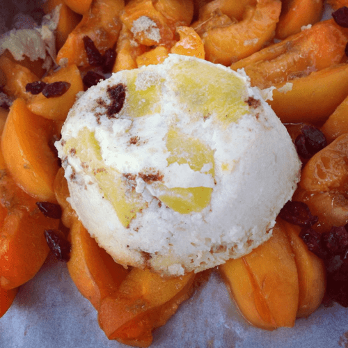 Stonefruit Bread Pudding