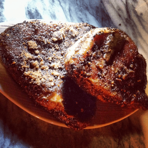 Pan Fried Steaks with a spicey coffee rub