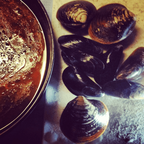 Cioppinno, easy Italian seafood stew