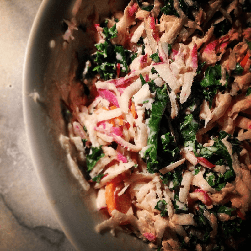 Winter Recipes: Ruttabaga and Turnip Slaw