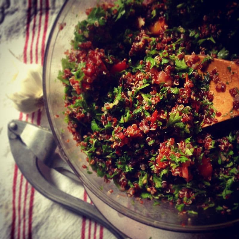 A Simple Winter Salad; Quinoa Tabouli