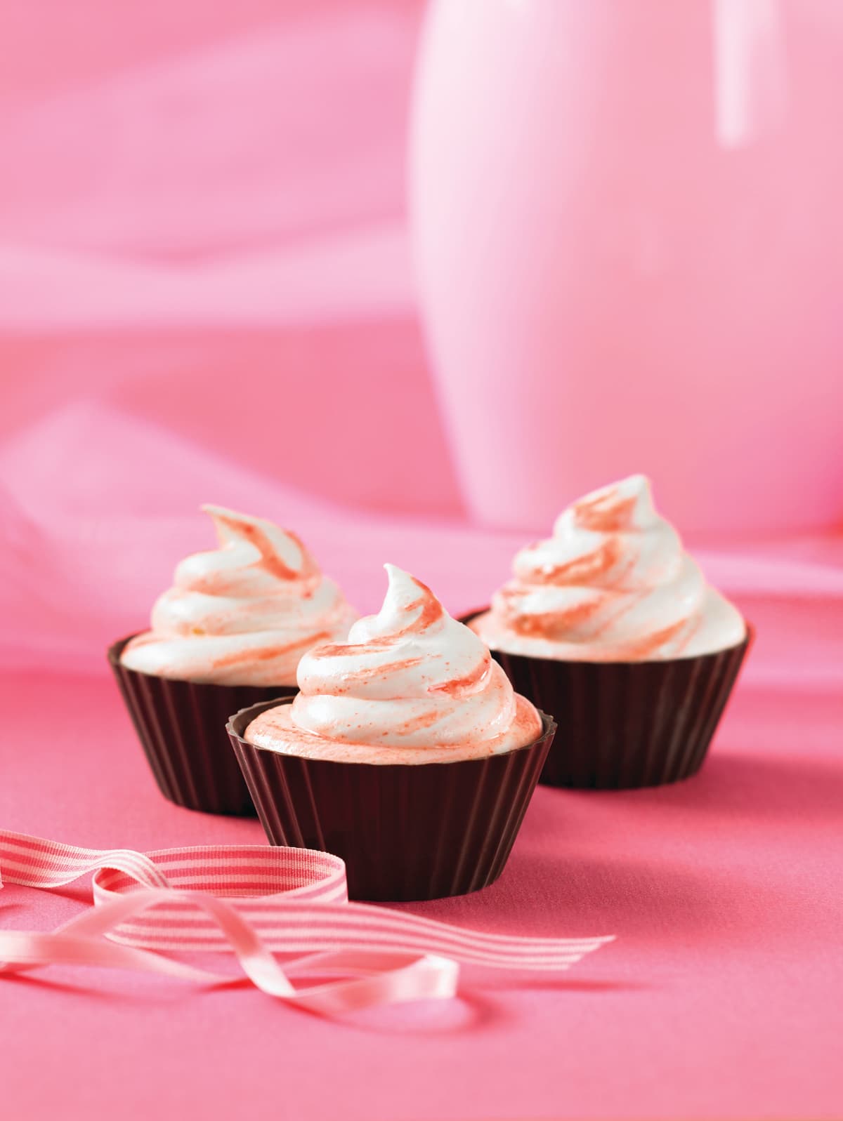 Red Velvet Ice Cream Cupcakes