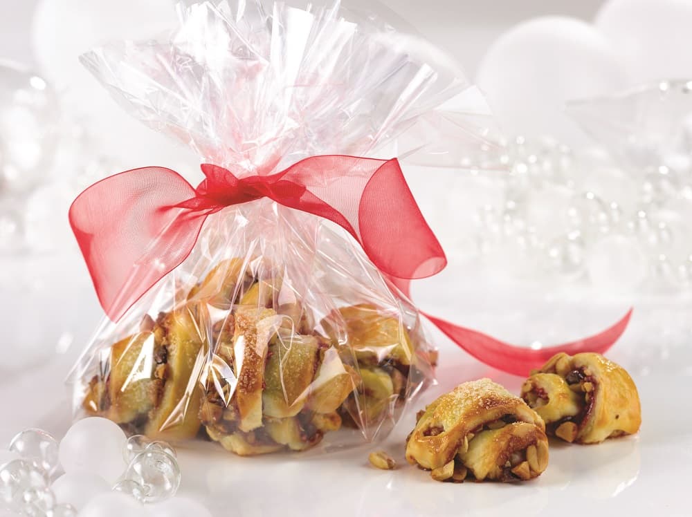 Peanutty Chocolate Raspberry Rugelach