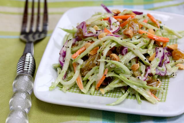 Broccoli Slaw With Dried Cranberries