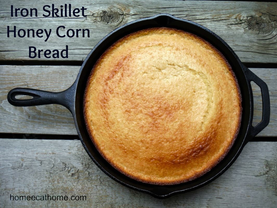 Iron Skillet Honey Cornbread