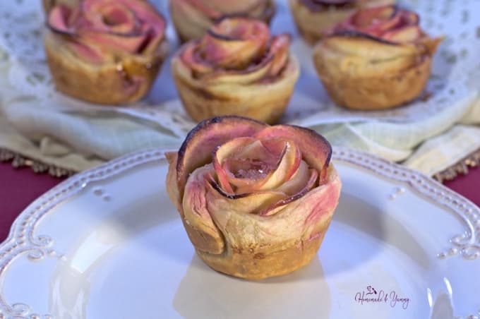 Apple Rose Puffs