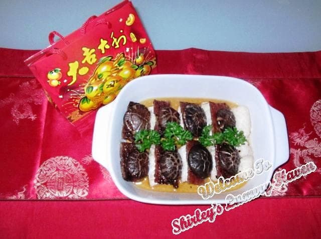 Chinese New Year Fortune Fish with Bak Kwa