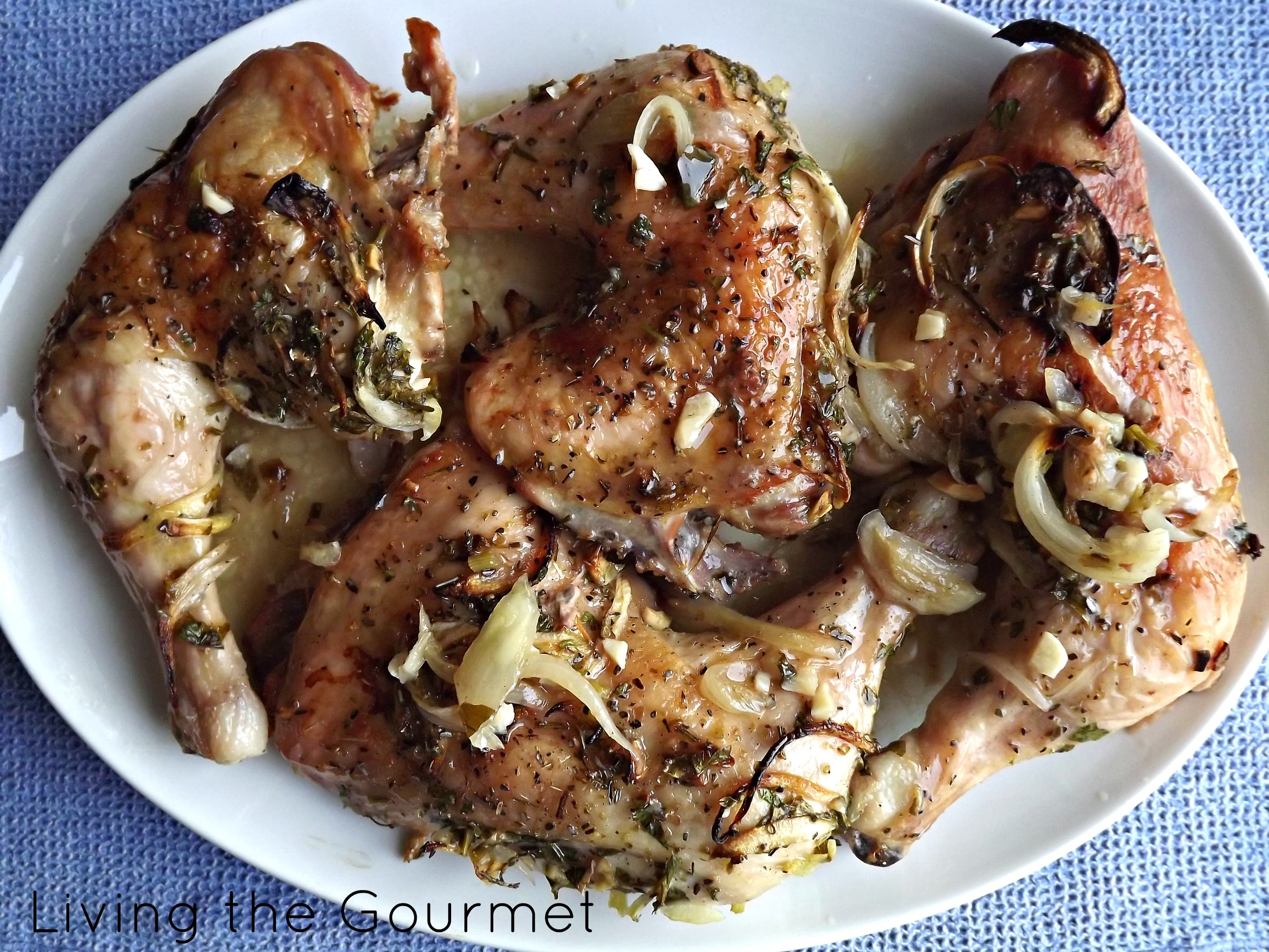 Baked Chicken with Citrus and Garlic Marinade