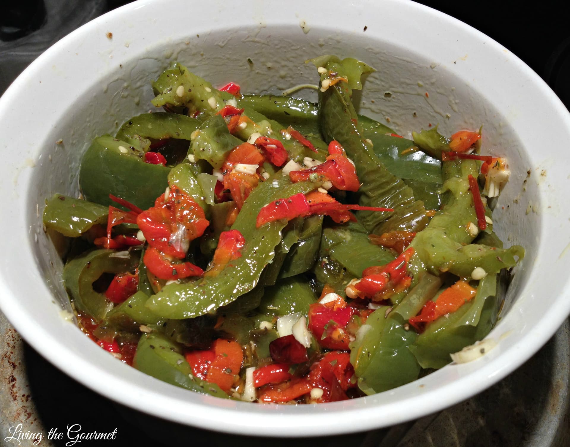 Baked Sweet and Spicy Peppers 