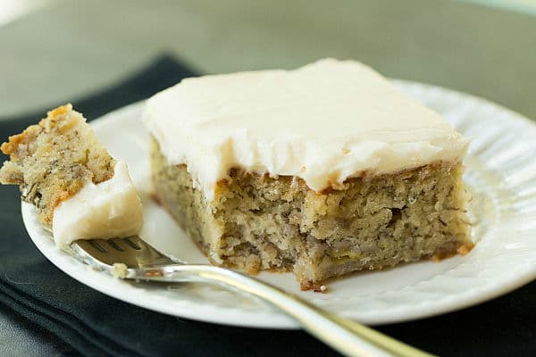 Banana Snack Cake