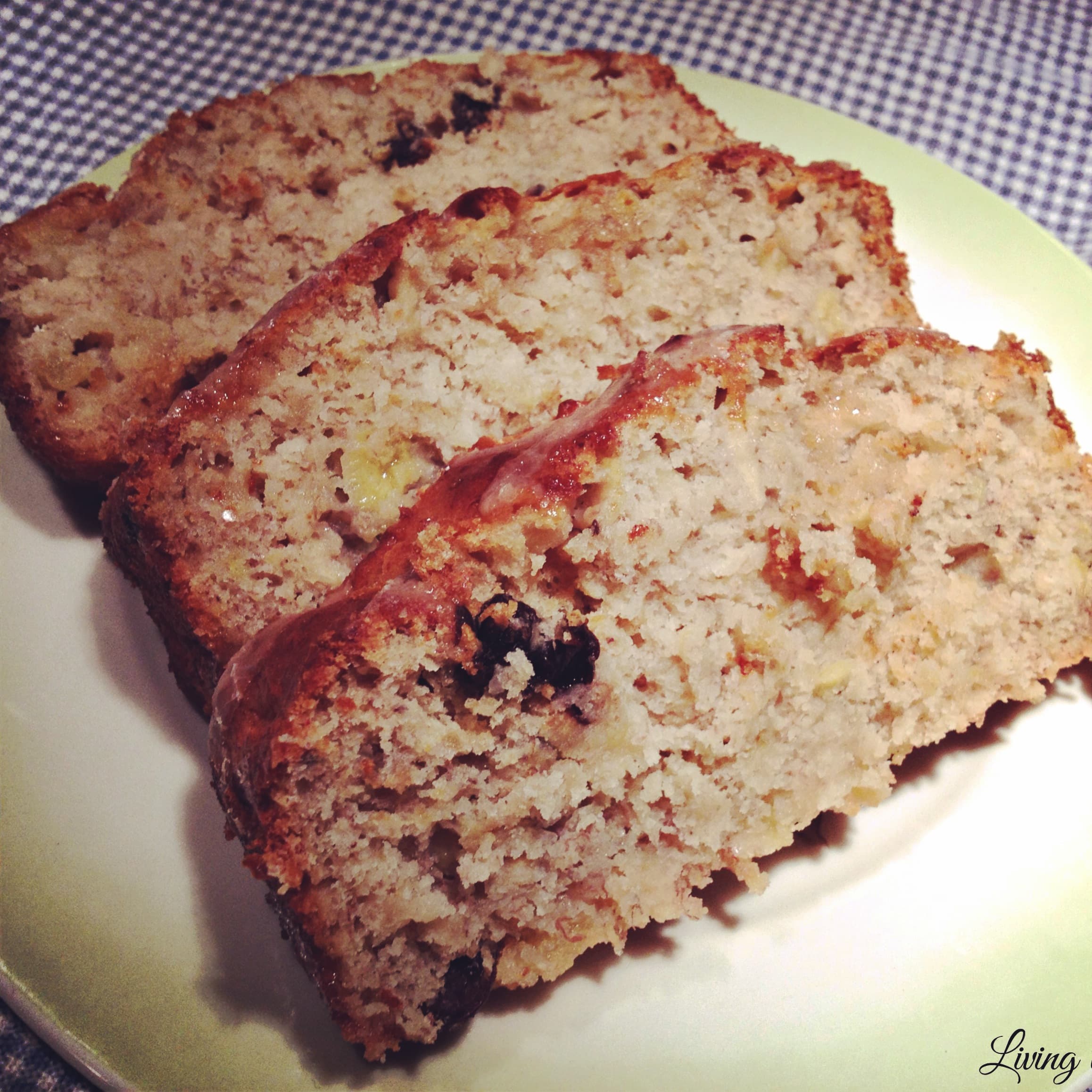 Banana Apple Raisin Loaf