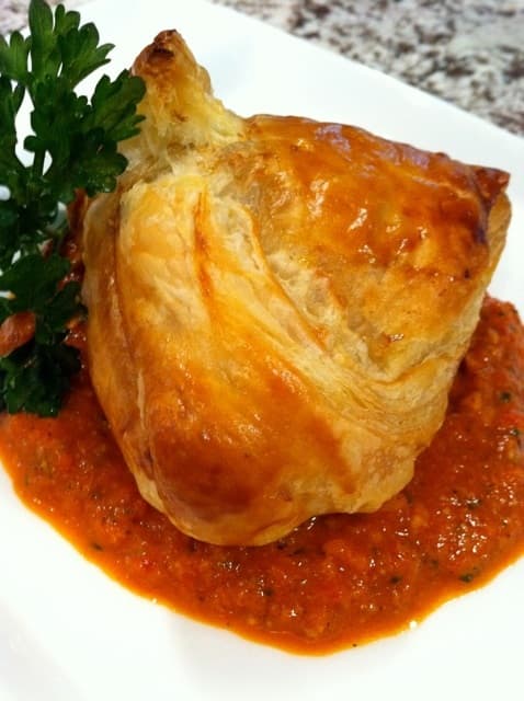 Beef Empañadas & Romesco Sauce