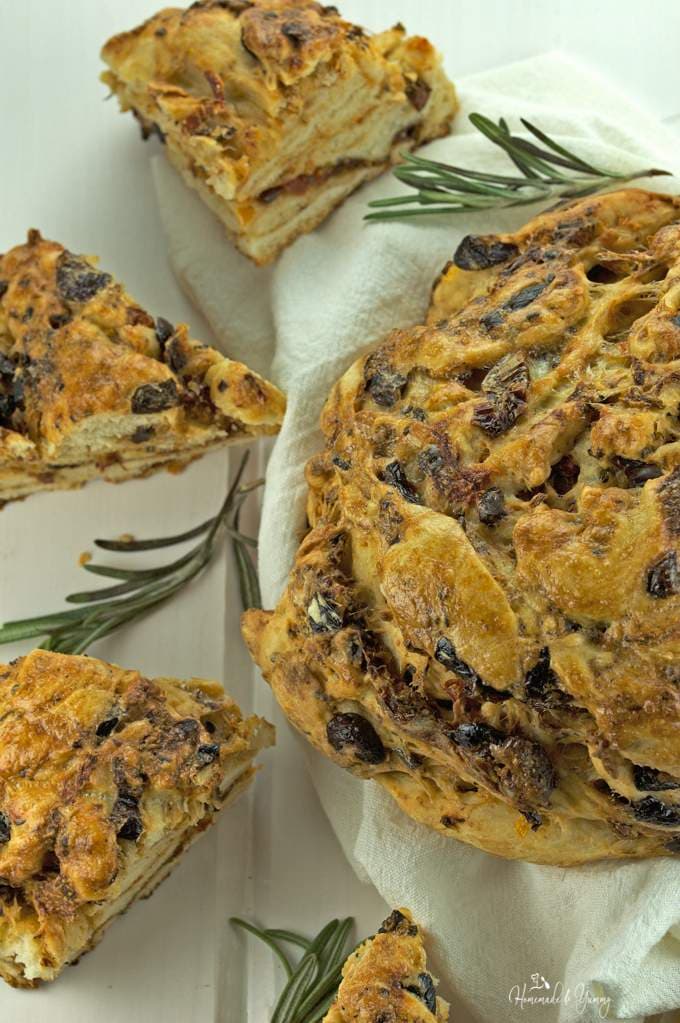 Black Olive & Tomato Bread