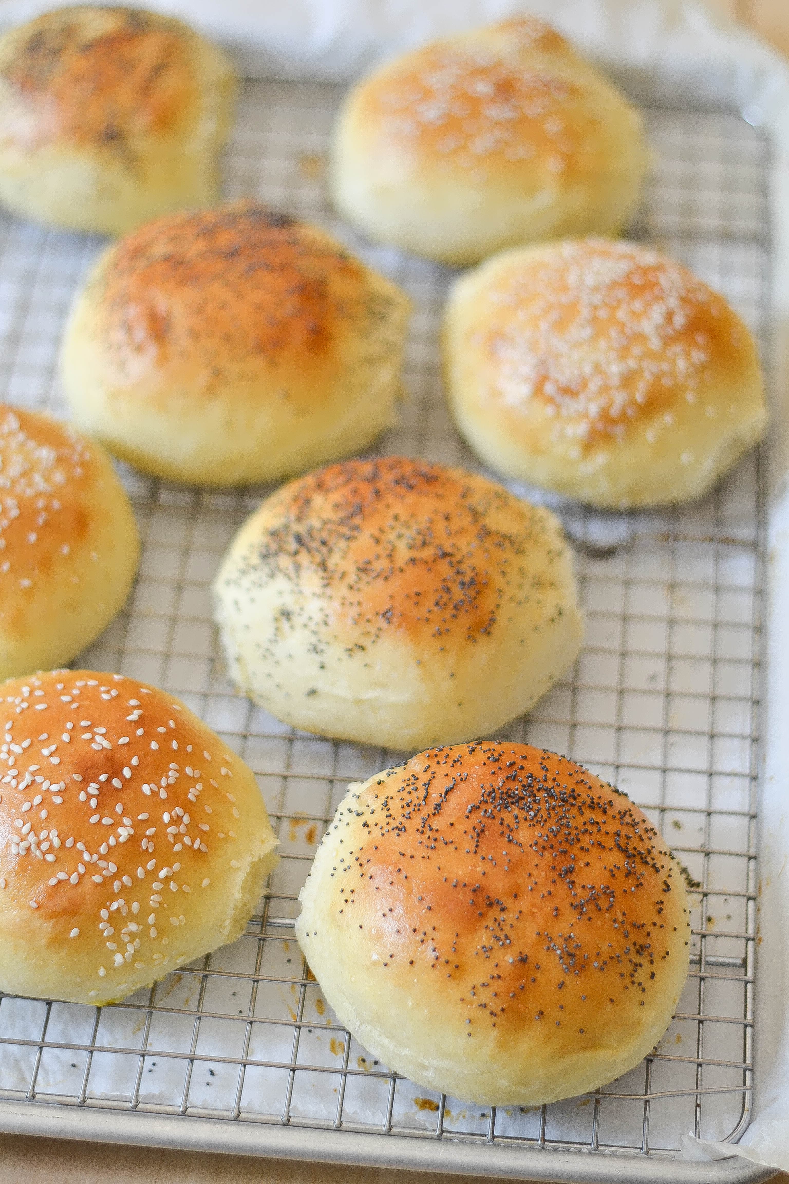 Light Brioche Buns