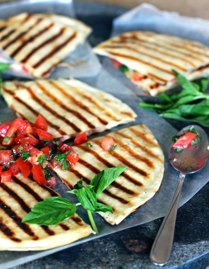 Caprese Quesadillas
