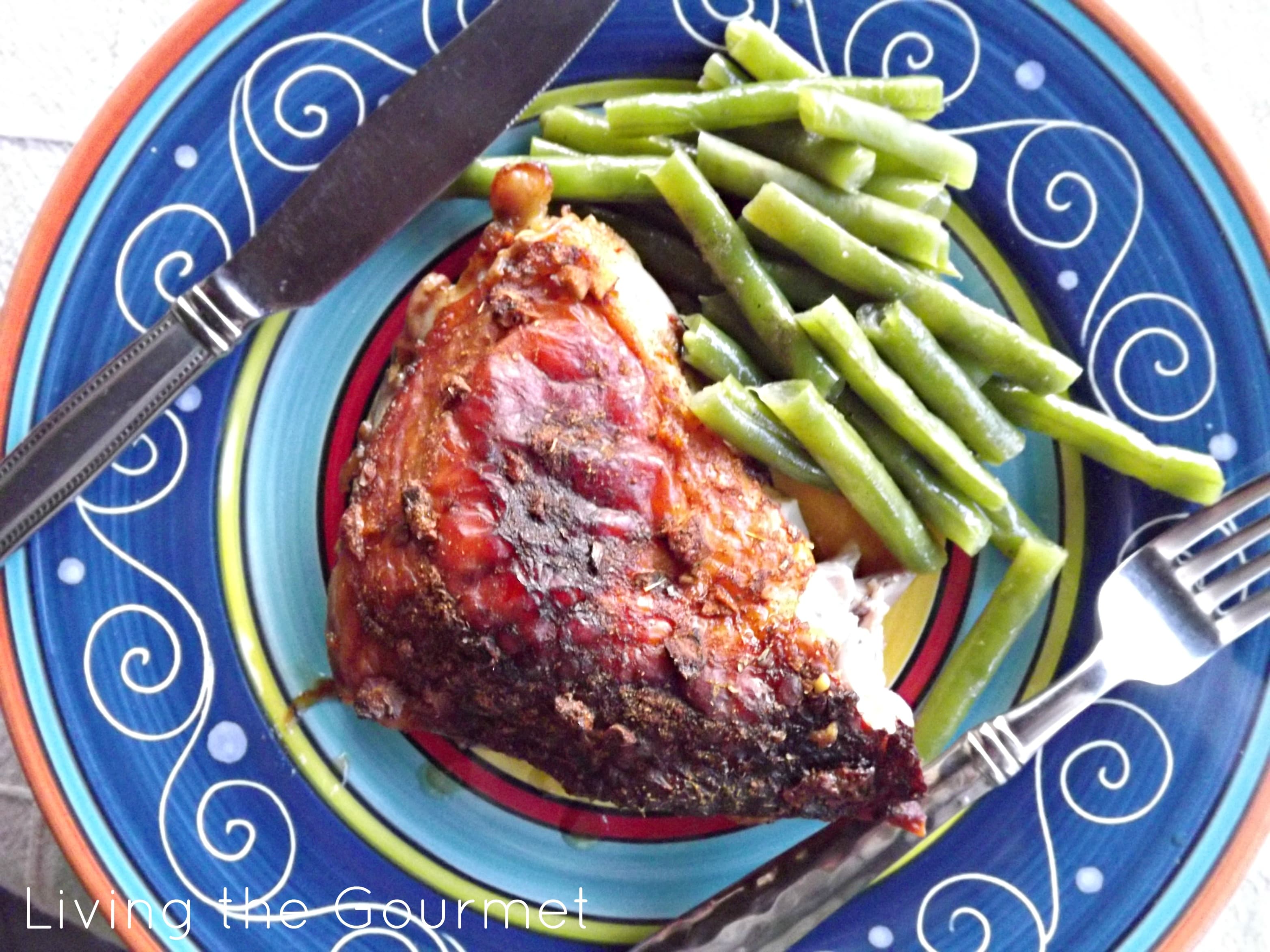 Chicken Legs and Thighs with a Garlic and Spice Rub